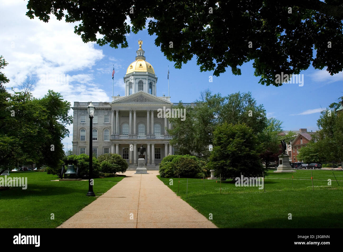 La capitale de l'État du New Hampshire - Concord, New Hampshire, USA Banque D'Images