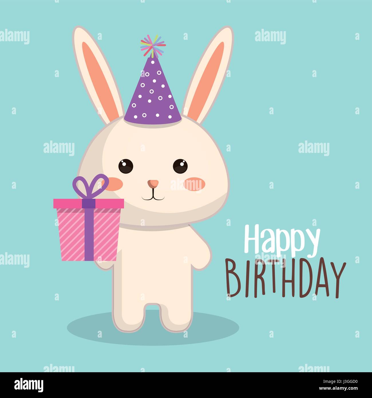 Joyeux Anniversaire Carte Avec Des Animaux D Offres Image Vectorielle Stock Alamy Joyeux Anniversaire Carte Avec Des Animaux D Offres Image Vectorielle Stock Alamy