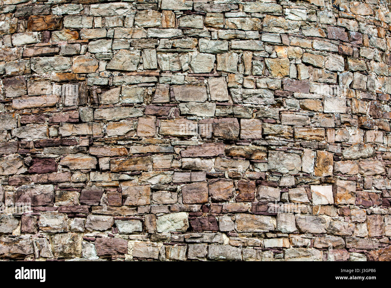 Vieux murs construit avec le grès rouge de la Weser, château, Krukenburg Helmarshausen, Bad Karlshafen, Hesse, Germany, Europe Banque D'Images