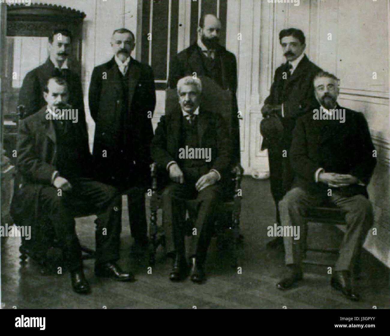 Gabinete de Pedro Montt Banque D'Images