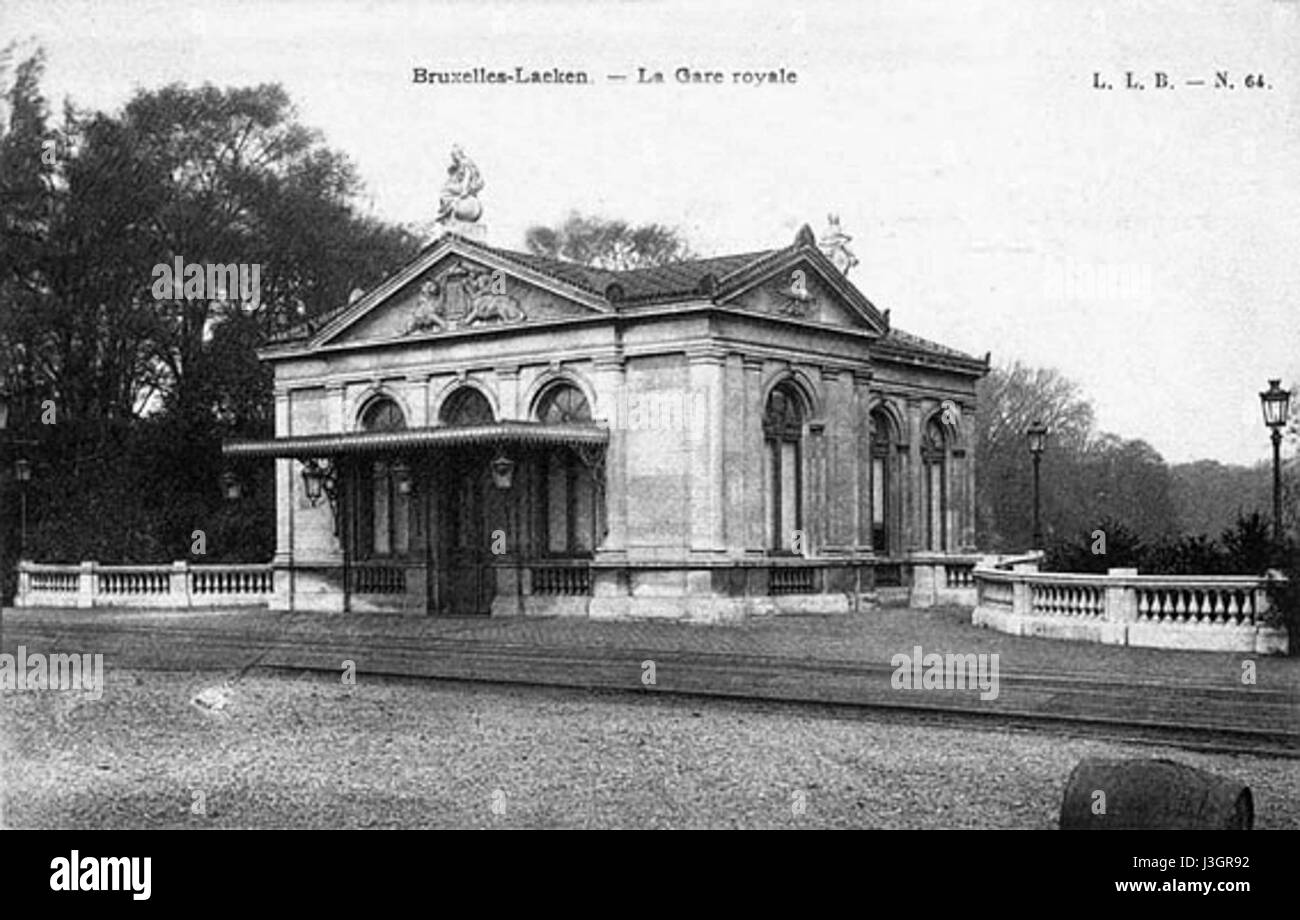 Gare royale de Laeken Banque D'Images
