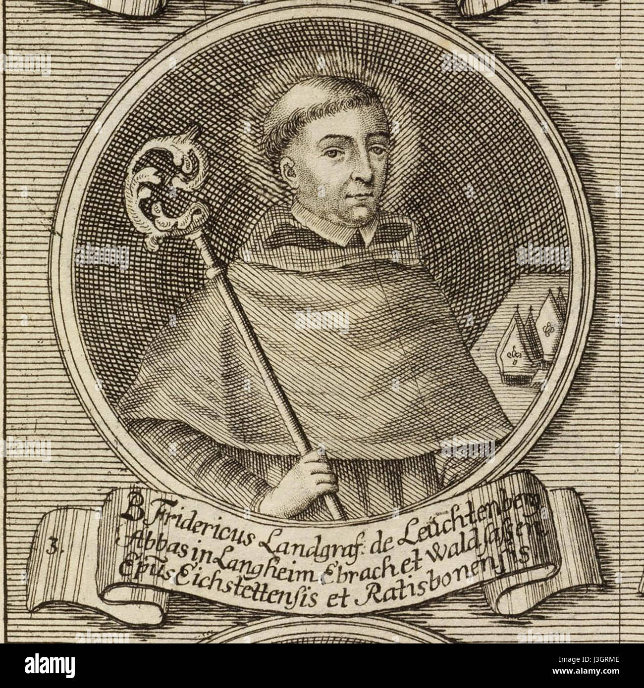 Friedrich von Leuchtenberg, Kloster Langheim Banque D'Images