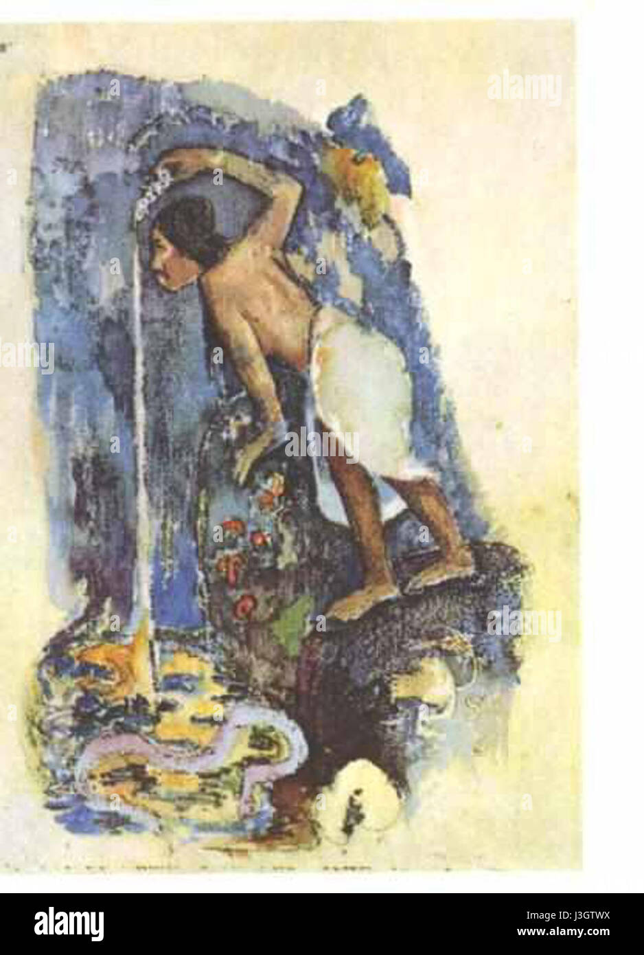 Gauguin Geheimnisvolles Wasser 1893 Banque D'Images
