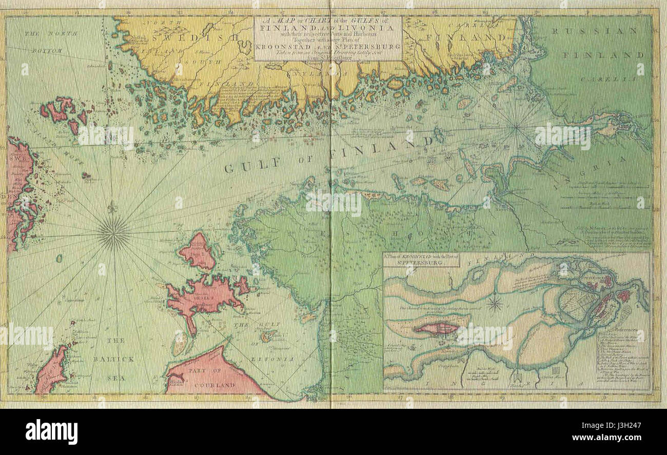 Finska viken, ou golfe de Finlande, est un plan d'eau situé entre la Finlande et l'Estonie. Elle relie la mer Baltique au golfe de Finlande et constitue une voie navigable importante pour la navigation et le transport régionaux. Banque D'Images