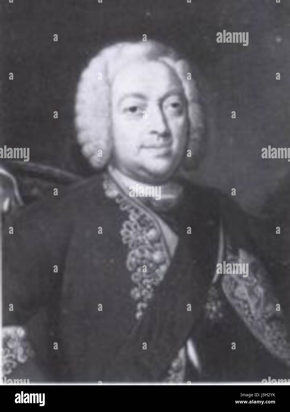 Franz Josias Sachsen Coburg Saalfeld 1697 1764 Banque D'Images