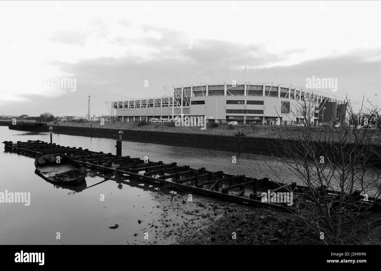 Stade RIVERSIDE MIDDLESBROUGH FOOTBALL CLUB MIDDLESBROUGH FOOTBALL CLUB STADE RIVERSIDE MIDDLESBROUGH ANGLETERRE 11 mars 201 Banque D'Images