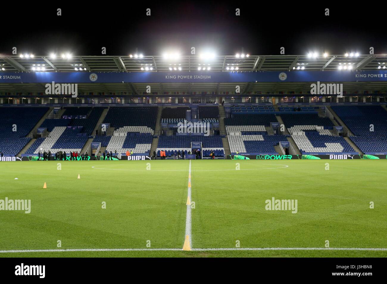 KING POWER STADIUM Leicester City FC KING POWER STADIUM LEICESTER ANGLETERRE 27 Février 2017 Banque D'Images