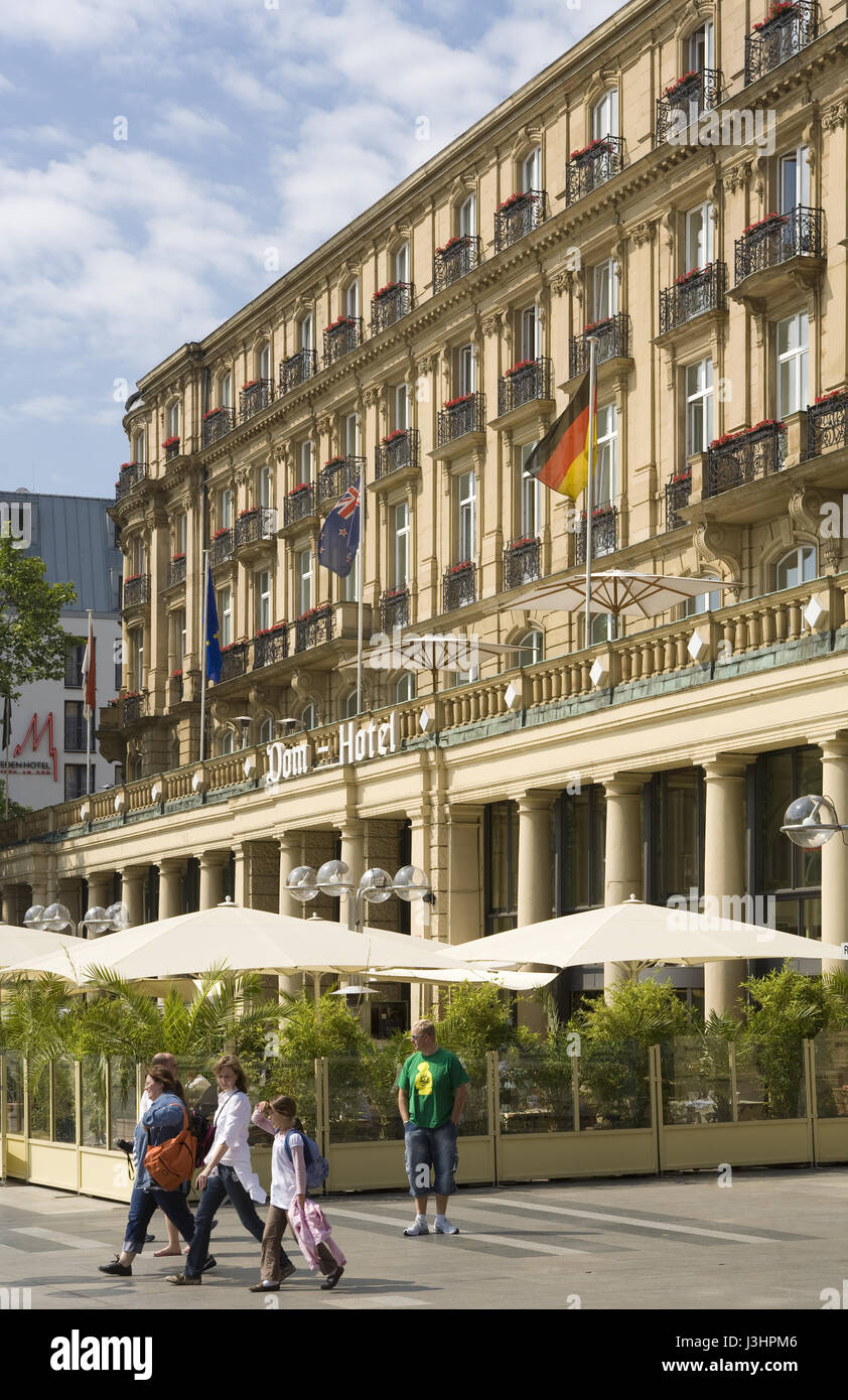 L'Europe, l'Allemagne, Cologne, l'Hôtel Dom près de la cathédrale. Banque D'Images