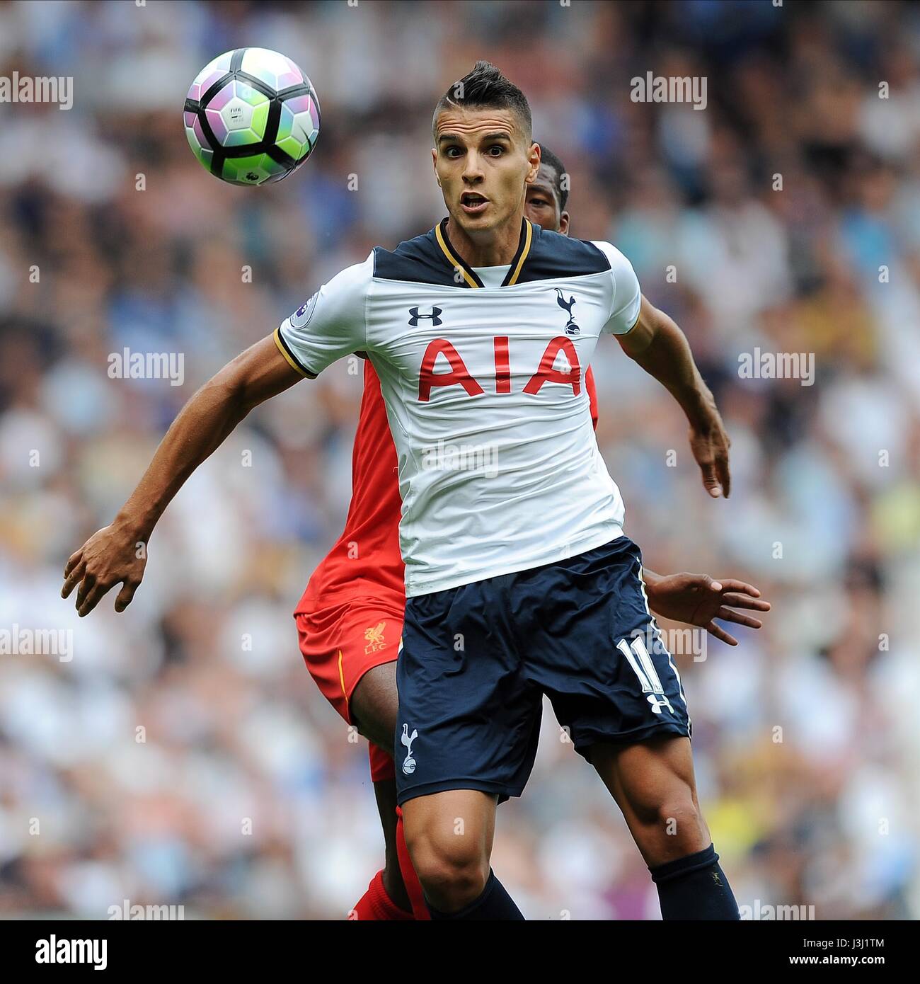 ERIK LAMELA DE TOTTENHAM HOTSP Tottenham Hotspur V LIVERPOOL STADE DE WHITE HART LANE LONDON LONDON ANGLETERRE 27 Août 2016 Banque D'Images