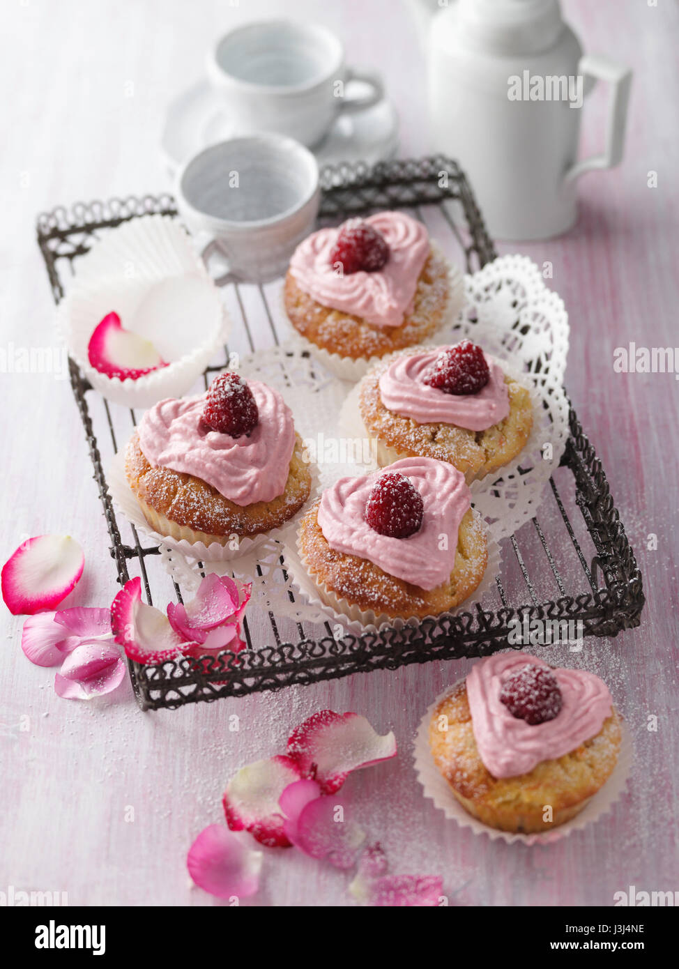 Le jour de mère cupcacakes Banque D'Images