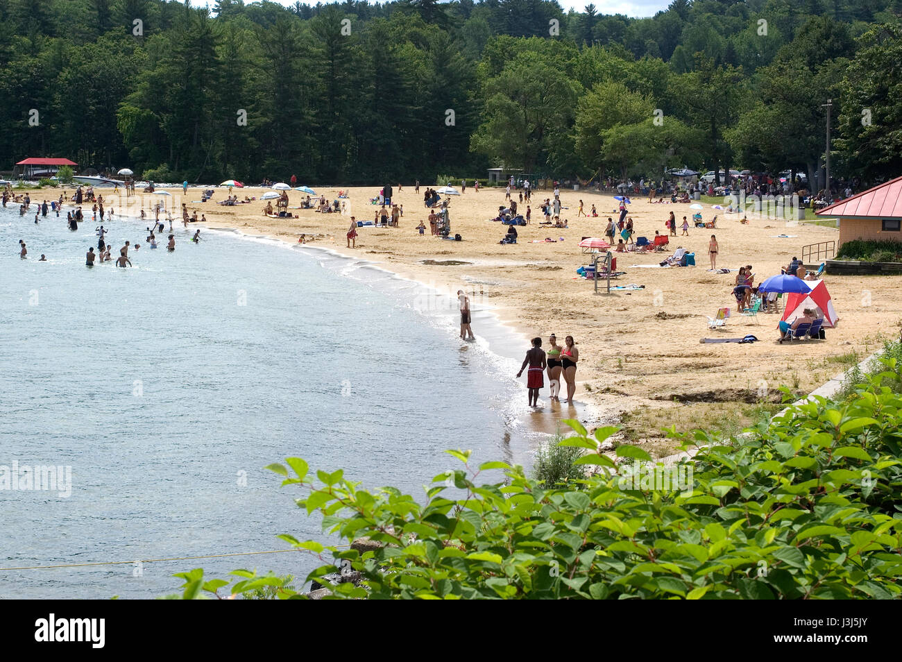 Weirs Beach, New Hampshire, USA Banque D'Images