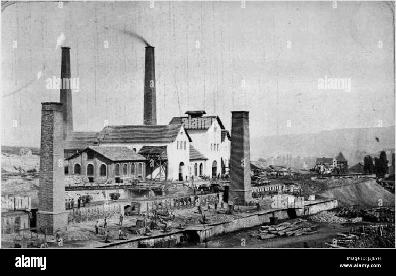 Grube Koenig Neunkirchen Banque D'Images