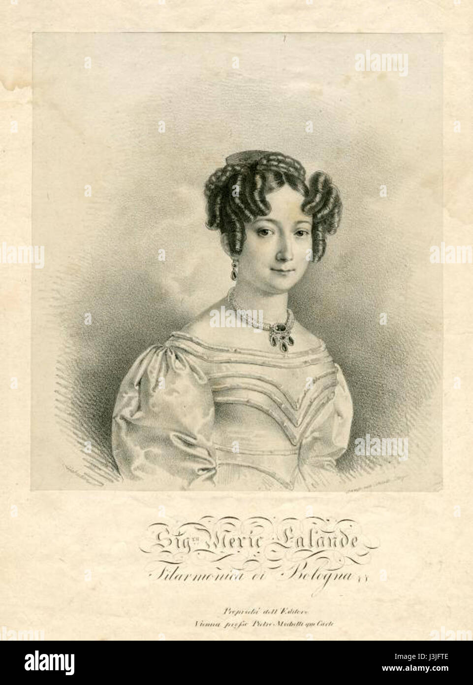 Meric Henriette Lalande Banque D'Images