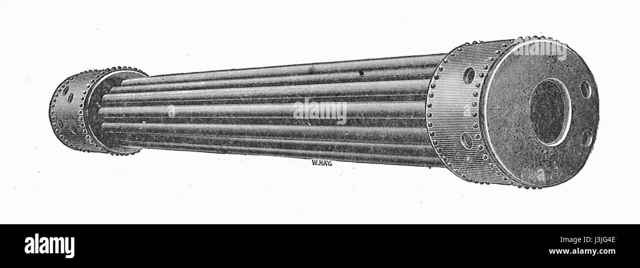 La chaudière Hornsby est un type de chaudière à vapeur discuté dans le livre de Rankin Kennedy intitulé Modern Engines, vol VI, soulignant sa conception, sa configuration de faisceau de tubes et son importance dans la technologie des moteurs à vapeur. Banque D'Images