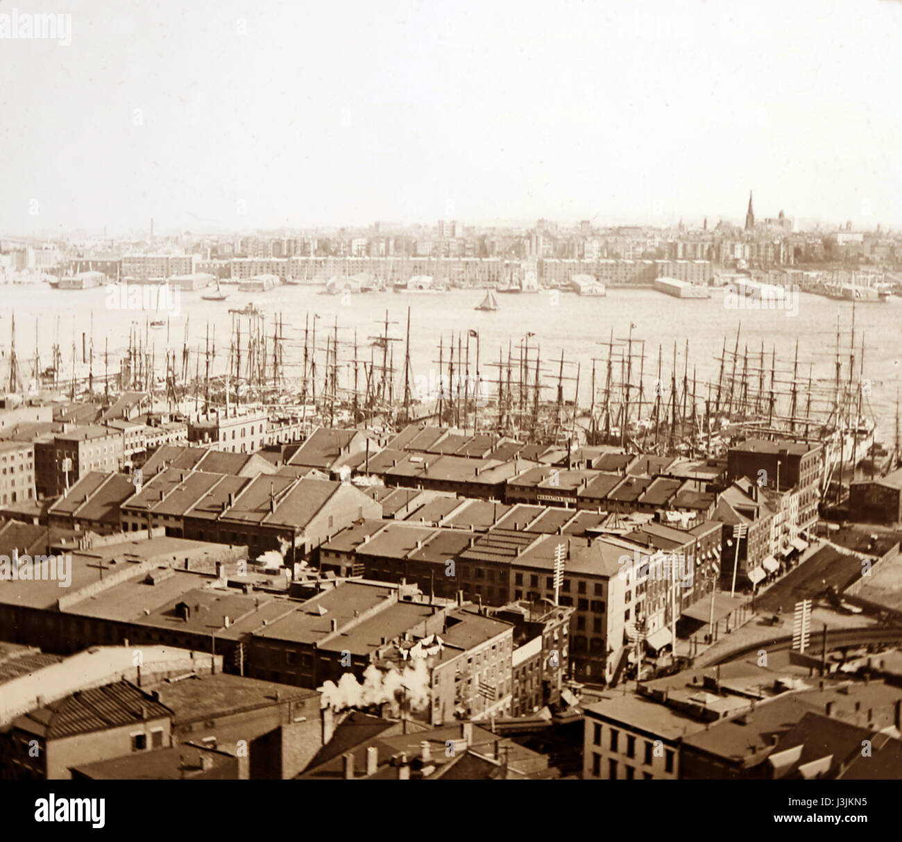 New York - période victorienne Banque D'Images