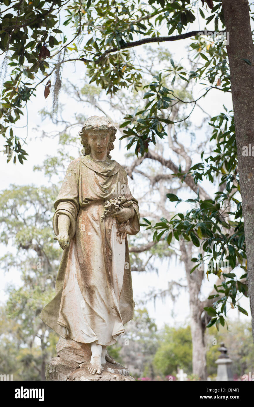 Bonaventure Cemetery, Savannah, Géorgie. Banque D'Images