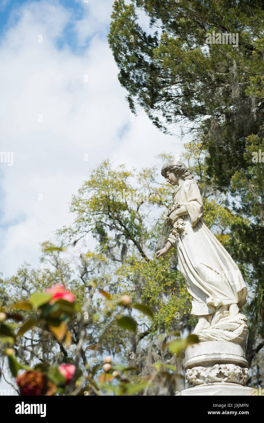 Bonaventure Cemetery, Savannah, Géorgie. Banque D'Images