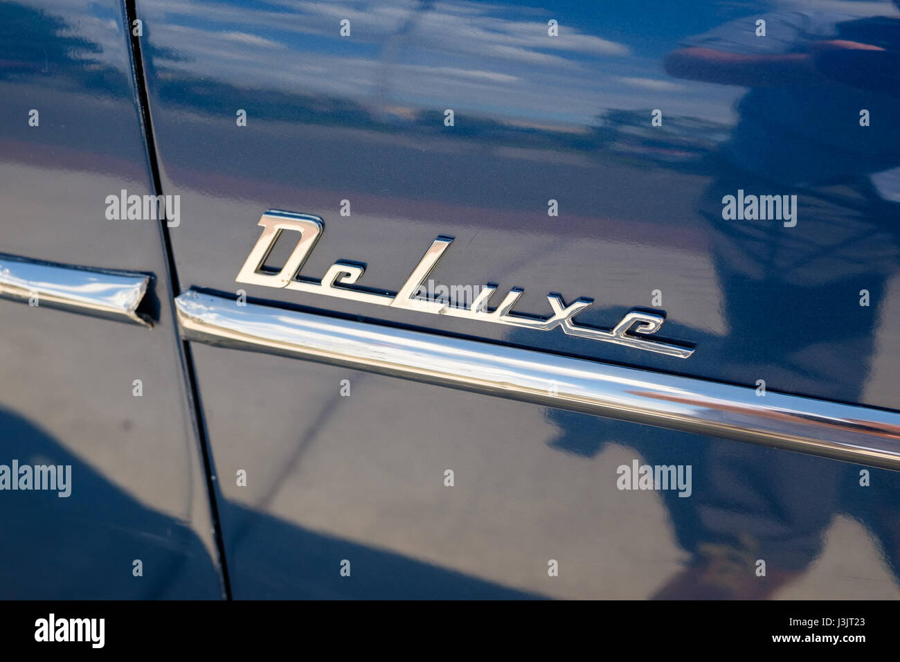 Voiture de luxe Chevrolet au mariage Banque D'Images