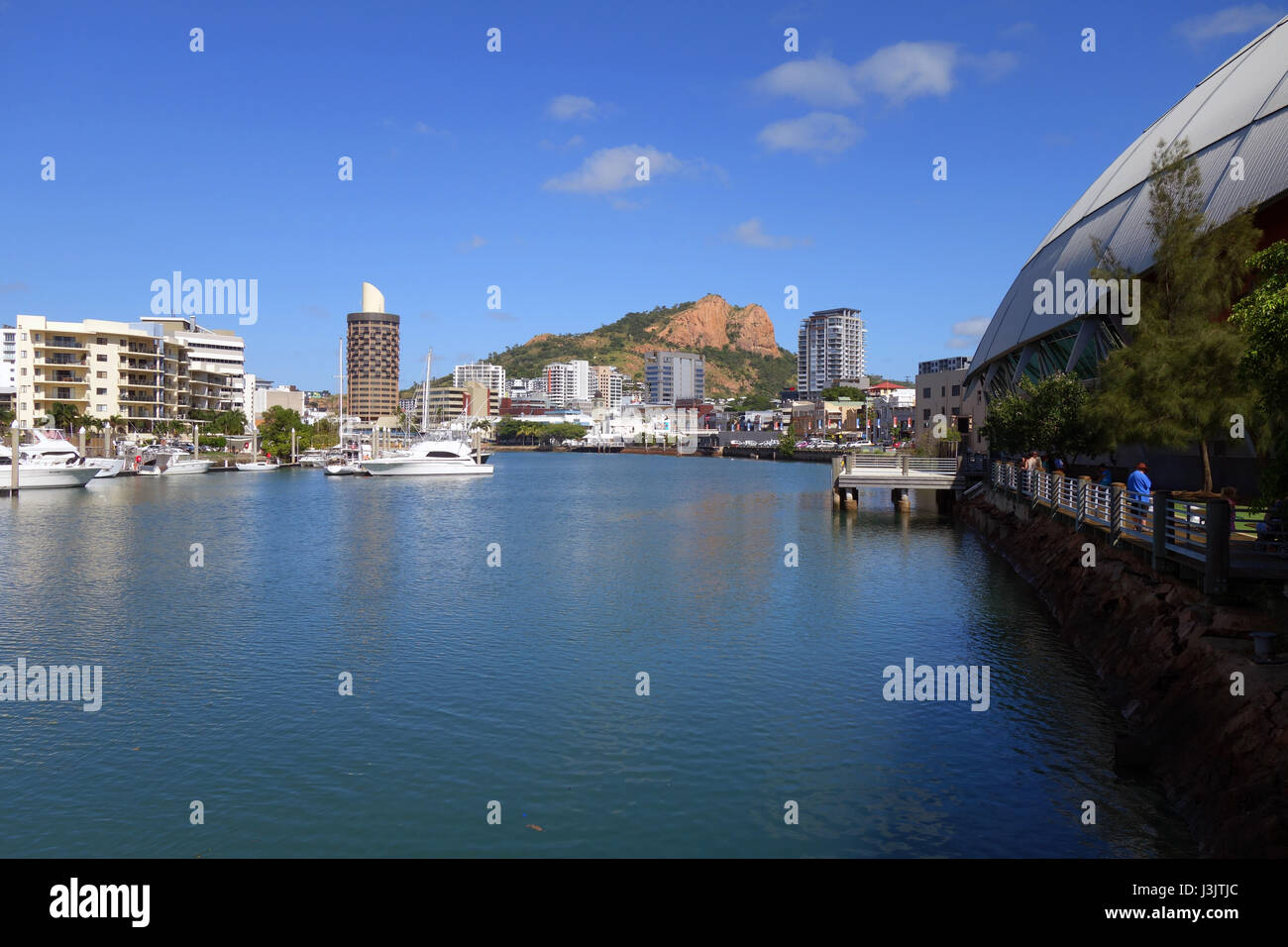 La colline du Château de Ross River marina, Townsville, Queensland, Australie. Pas de monsieur ou PR Banque D'Images