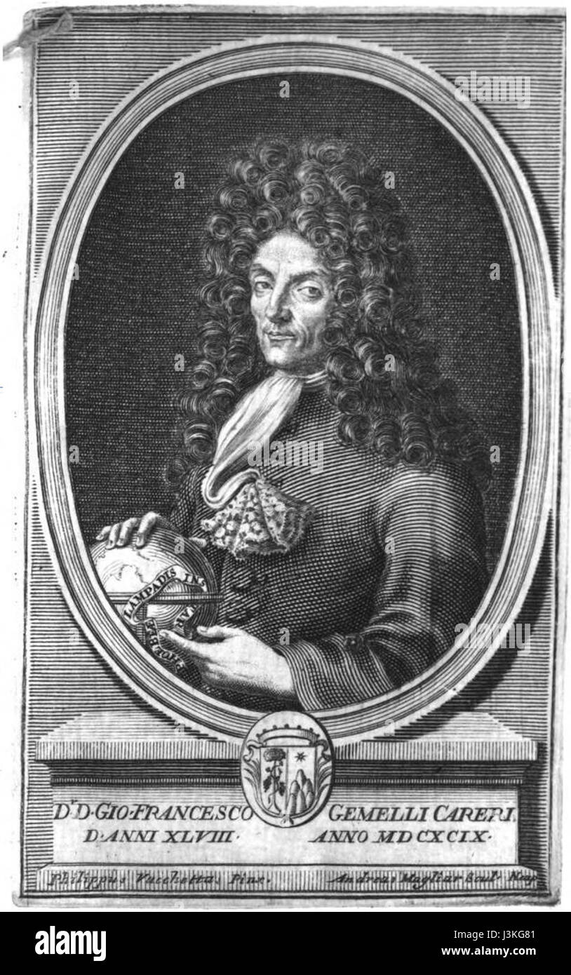 Giovanni Francesco Gemelli Careri Banque D'Images
