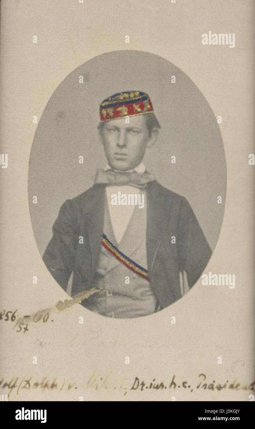 Gustav Adolf von Miller Banque D'Images