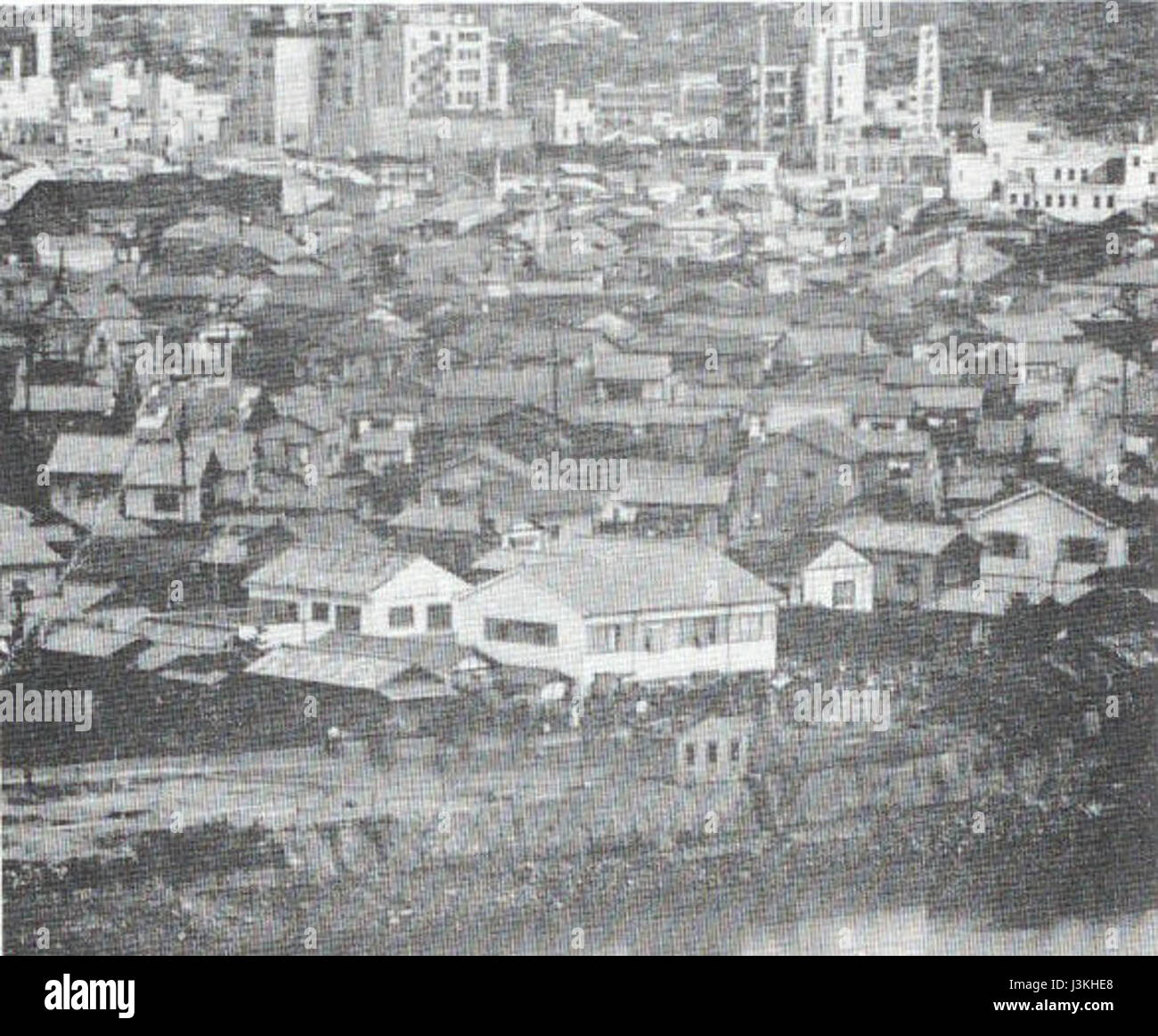 Hirosima avant le bombardement atomique Banque D'Images