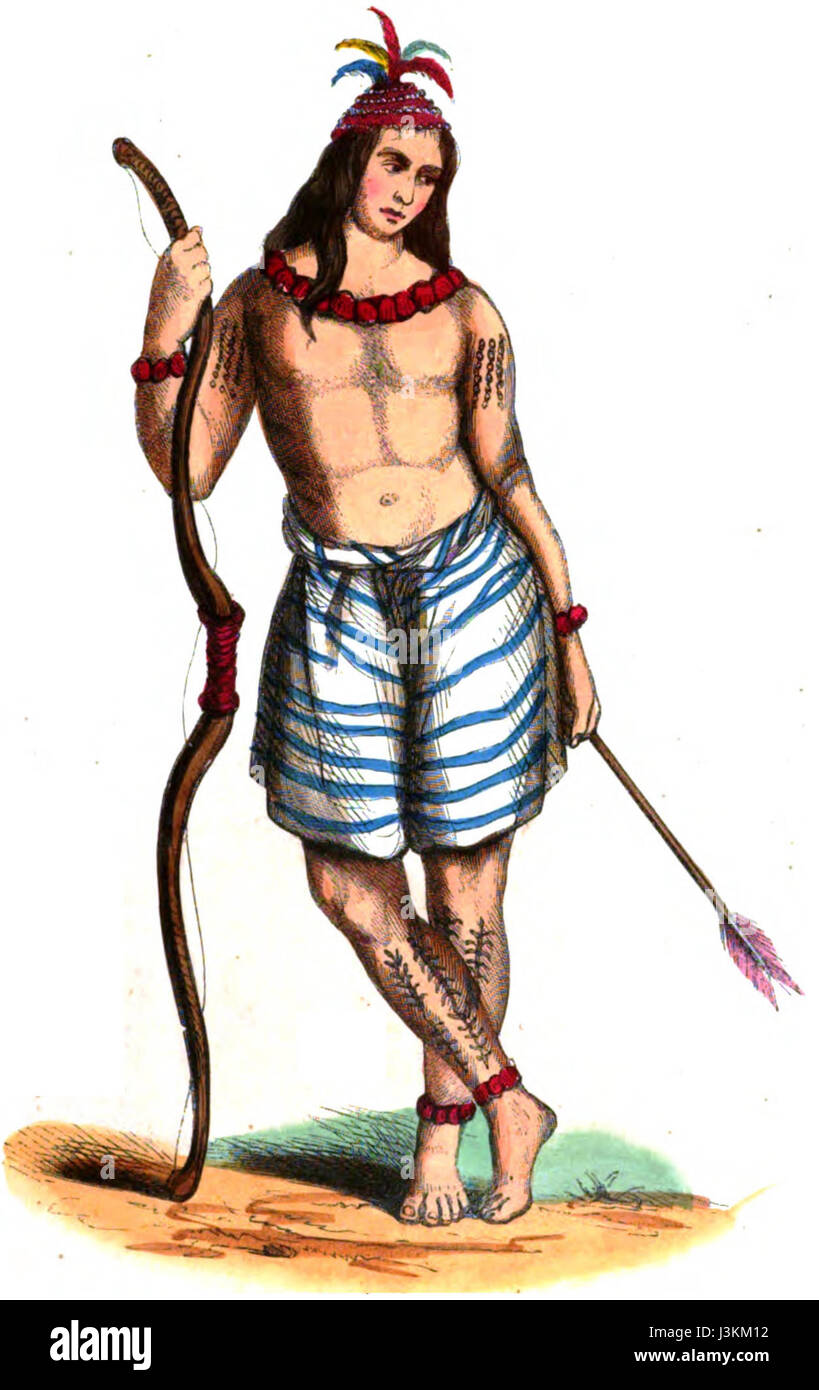 Hoiman (Asie). Auguste Wahlen. Mœurs, usages et costumes de tous les peuples du monde. 1843 Banque D'Images