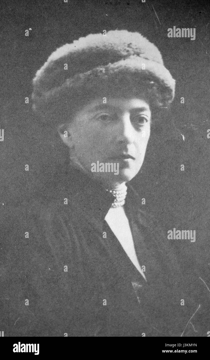 La grande-duchesse Anastasia dans la vieillesse Banque D'Images