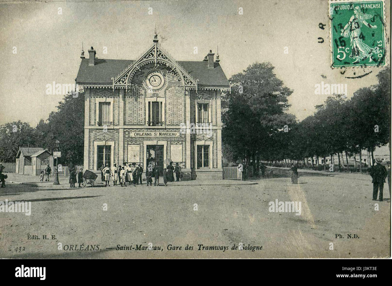 Il 432 ORLÉANS Saint Marceau, la gare des tramways de Sologne Banque D'Images