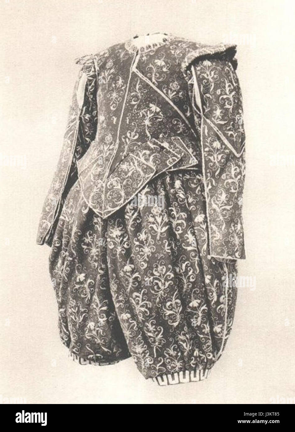 Gustav II, probablement un personnage historique, est représenté portant une robe violette en toile de route fine et ornée d'or, indiquant un statut royal ou noble. Banque D'Images