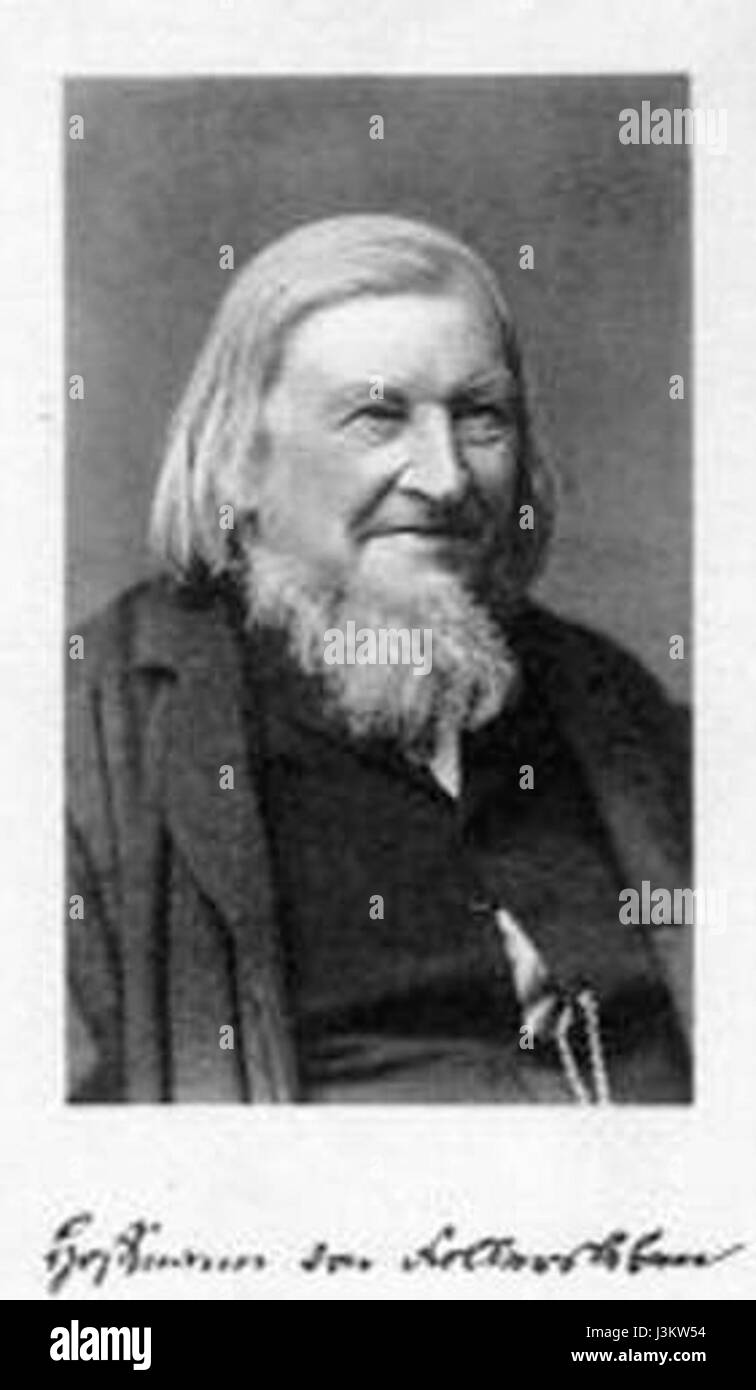 Hoffmann von Fallersleben était un poète allemand, surtout connu pour avoir écrit les paroles de l'hymne national allemand. Banque D'Images