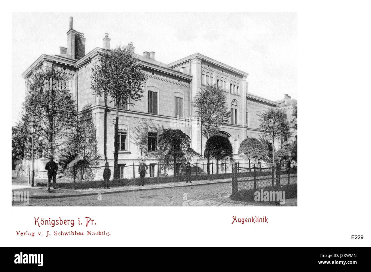 ID004760 E229 Augenklinik désigne une installation médicale ou une référence historique impliquant une clinique oculaire, axée sur les traitements et les pratiques liés à l'ophtalmologie. Banque D'Images