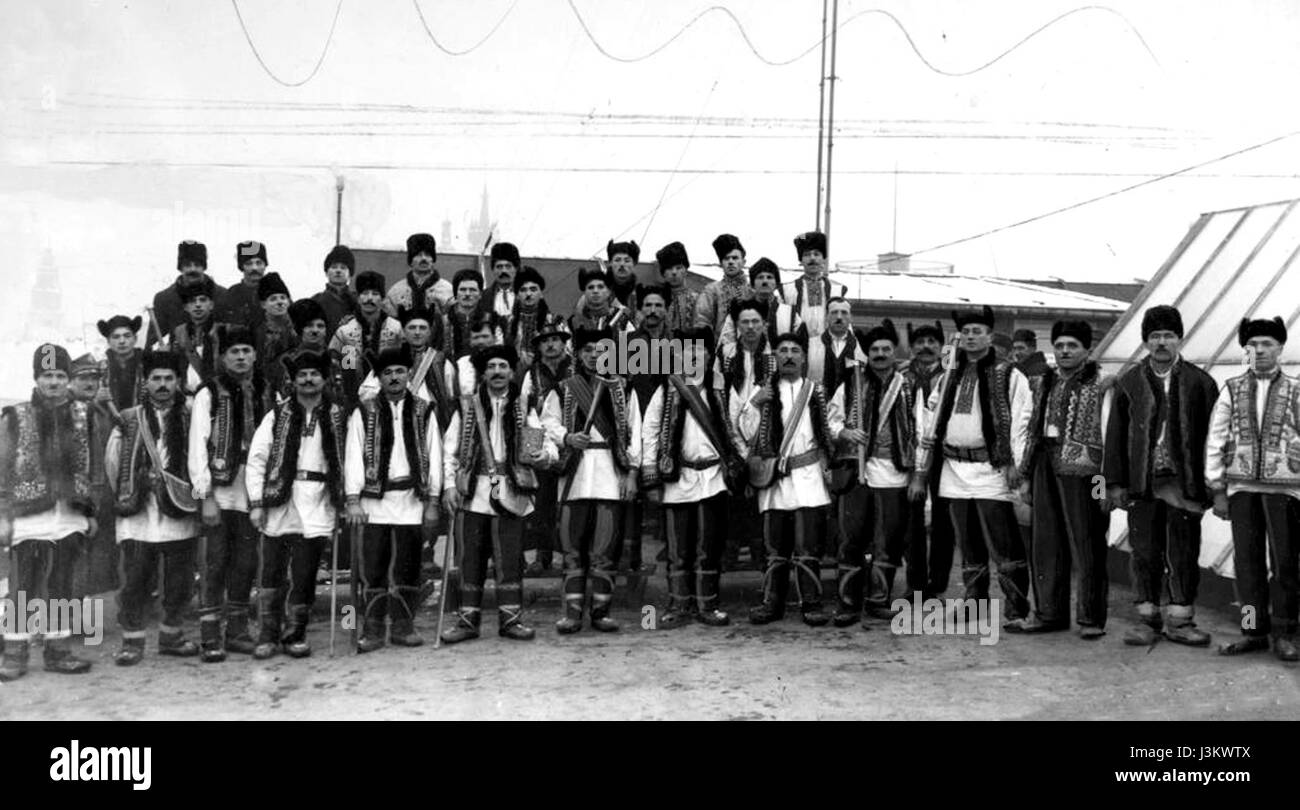 À partir de 1922 du district de Verkhovyna houtsouls Banque D'Images