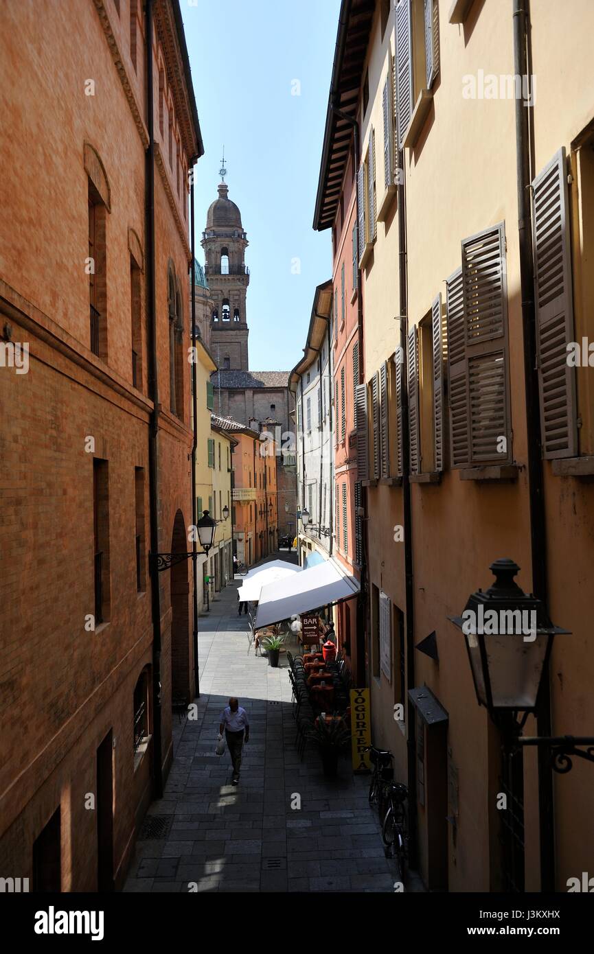 Piazza Prampolini, Reggio Emila (Reggio nell'Emilia), Emilia Romagna, Italie Banque D'Images