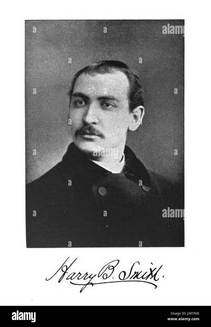 Harry B. Smith 001 se réfère probablement à une œuvre ou un projet de Harry B. Smith, une figure connue du théâtre et de la musique américains, impliquant peut-être des compositions ou des productions théâtrales. Banque D'Images