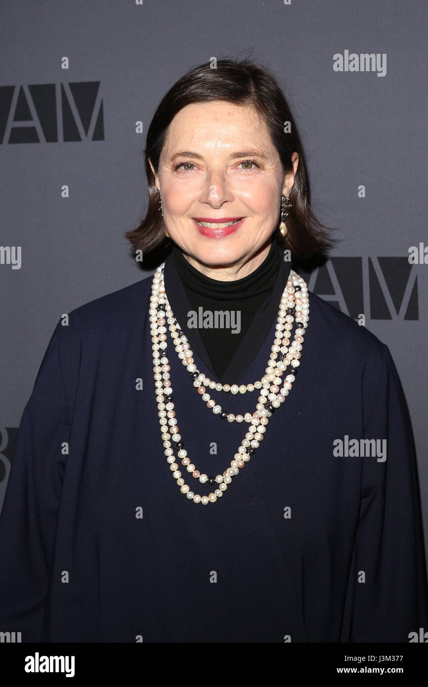 BAM présente l'Alan gala tenu au BAM Howard Gilman Opera House comprend : Isabella Rossellini Où : New York, New York, United States Quand : 05 Avr 2017 Banque D'Images