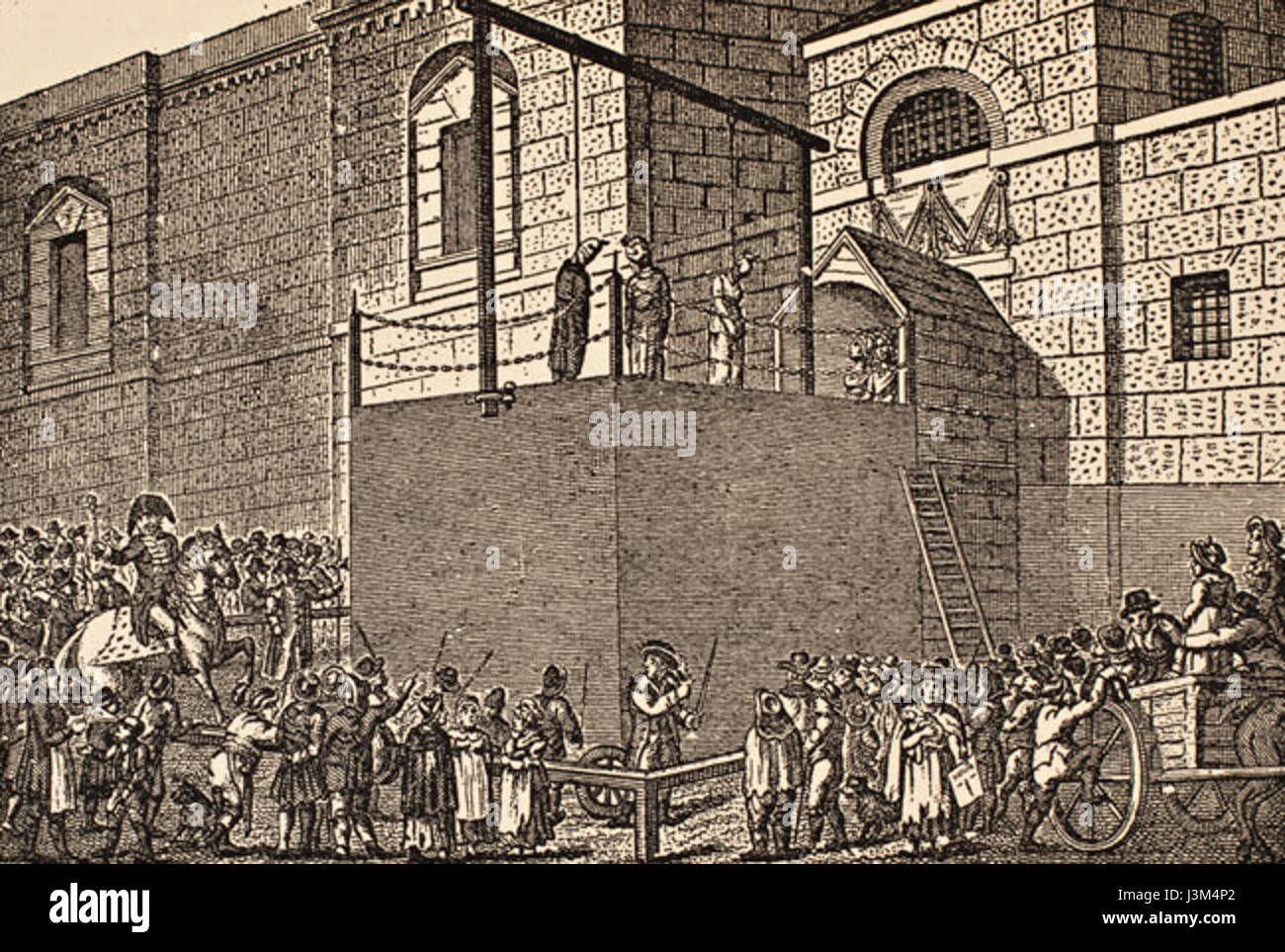 Quand je vais à l'extérieur de la prison de Newgate Banque D'Images