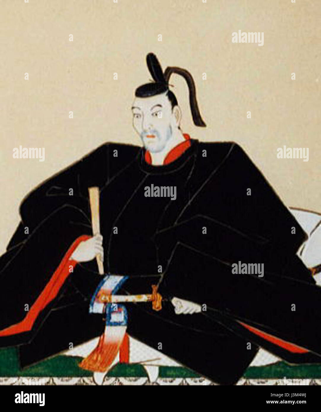 Ikeda Munemasa fait référence à une figure historique ou culturelle du Japon. Probablement un membre de la noblesse féodale ou samouraï, avec des contributions à l'histoire ou à la culture japonaise. Banque D'Images