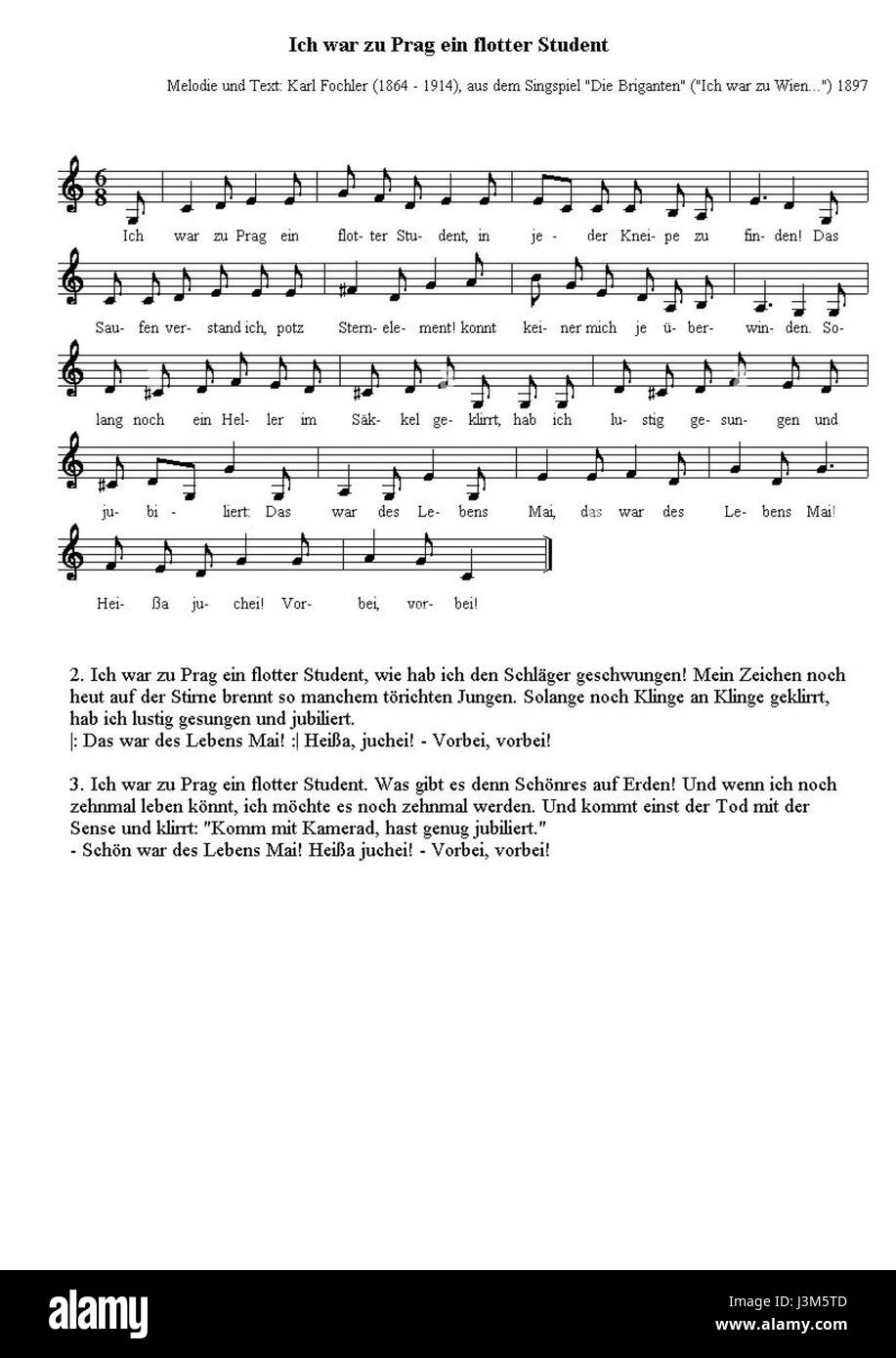 Ce titre allemand se traduit par 'I was a frashing Man in Prague' et peut faire référence à une œuvre littéraire, un mémoire ou un récit historique détaillant les expériences ou aventures d'un individualâ€™s à Prague. Banque D'Images