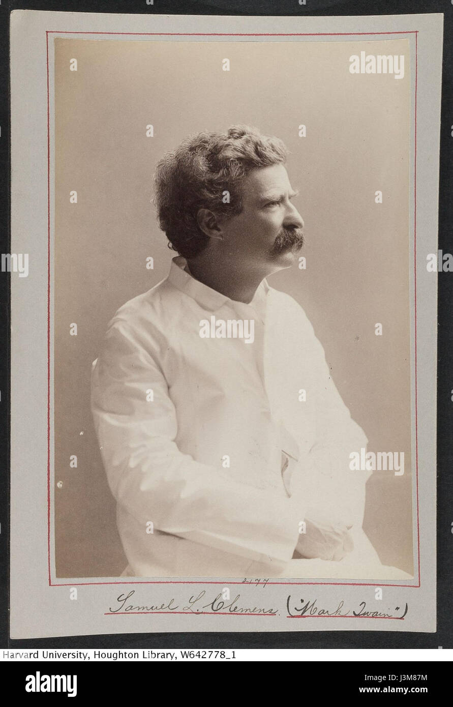 Collection Théâtre Harvard Samuel Clemens TCS 1,5265 Banque D'Images