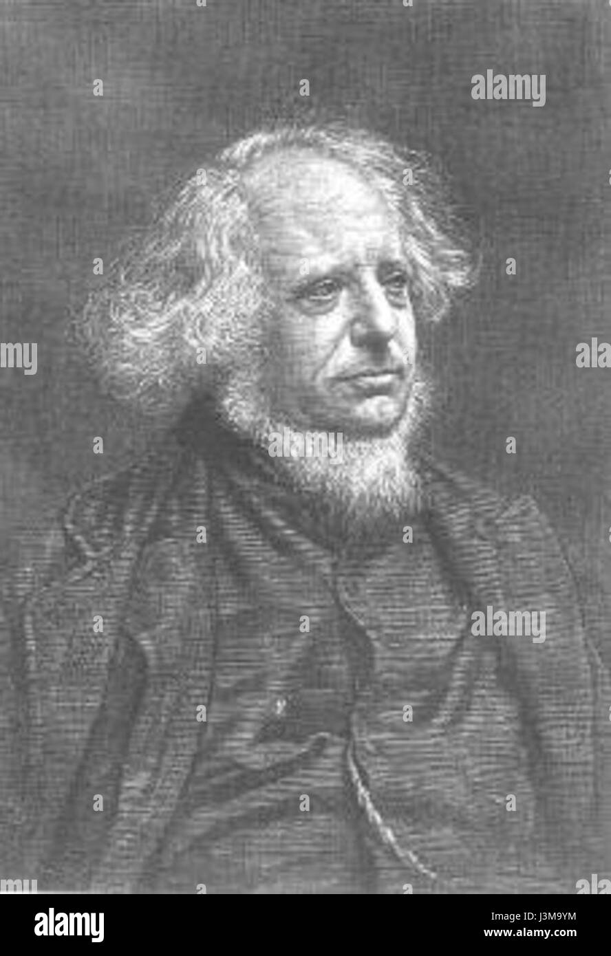 Henry Cole était un fonctionnaire britannique et une figure importante dans le développement de l'administration publique. Il est reconnu pour sa contribution à la société britannique, notamment la création du Victoria and Albert Museum. Banque D'Images