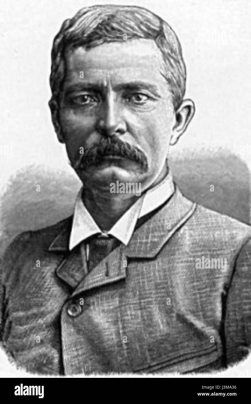 Henry Morton Stanley était un explorateur et journaliste gallois-américain, célèbre pour son exploration de l'Afrique et sa recherche du missionnaire disparu Dr David Livingstone. Les expéditions de Stanleyâ€™ ont grandement contribué à la cartographie et à la compréhension de l’Afrique centrale au XIXe siècle. Banque D'Images
