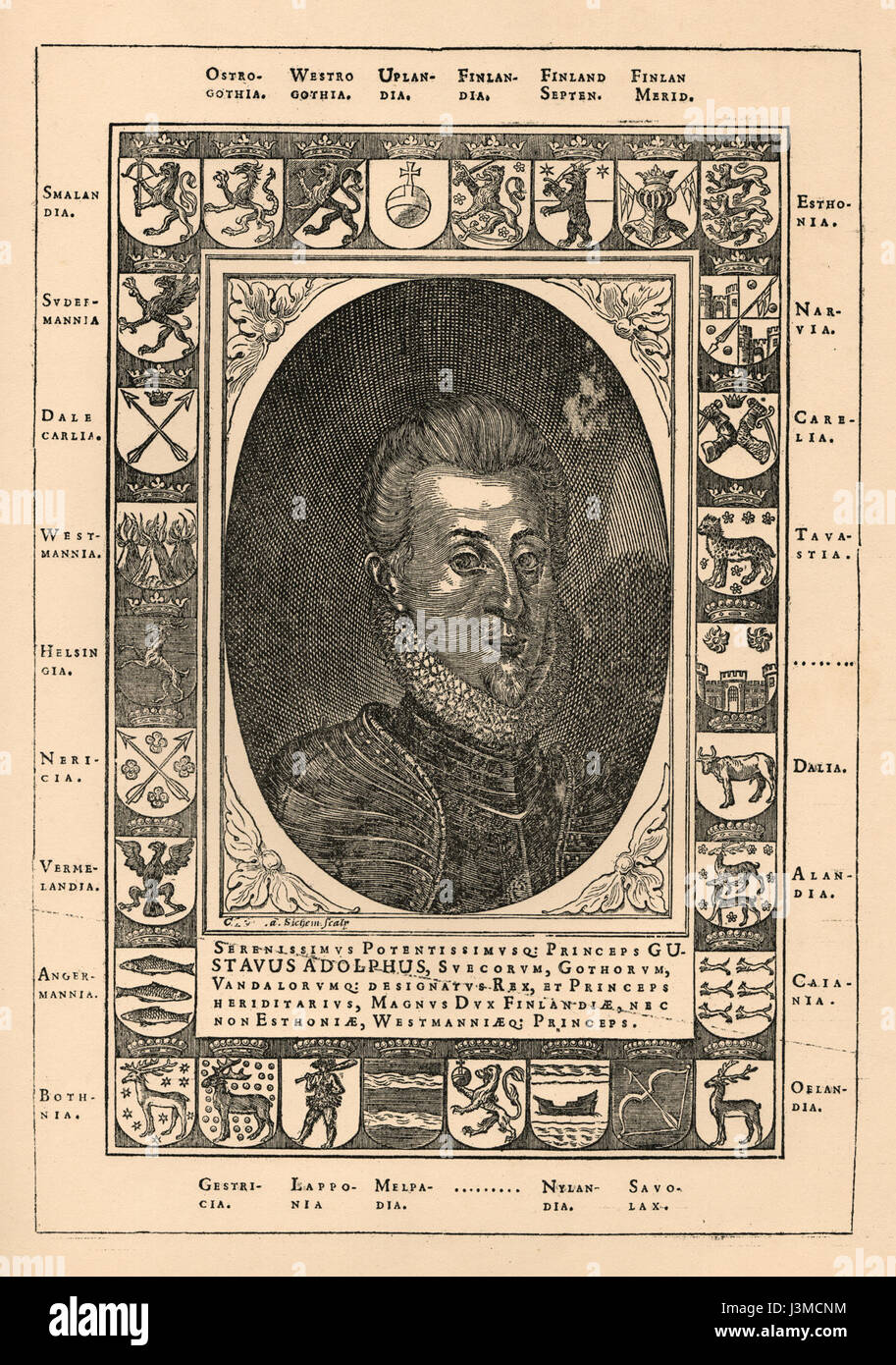 Gustav II Adolf SP013b Banque D'Images