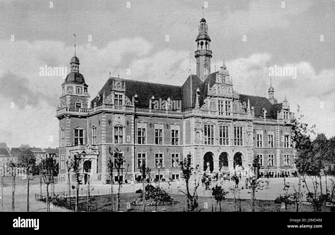 Harburger Rathaus um 1892 Banque D'Images