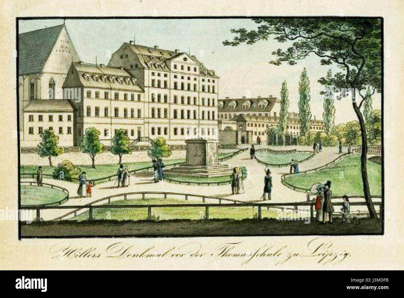 Hiller Denkmal Lzg. 1831 Banque D'Images