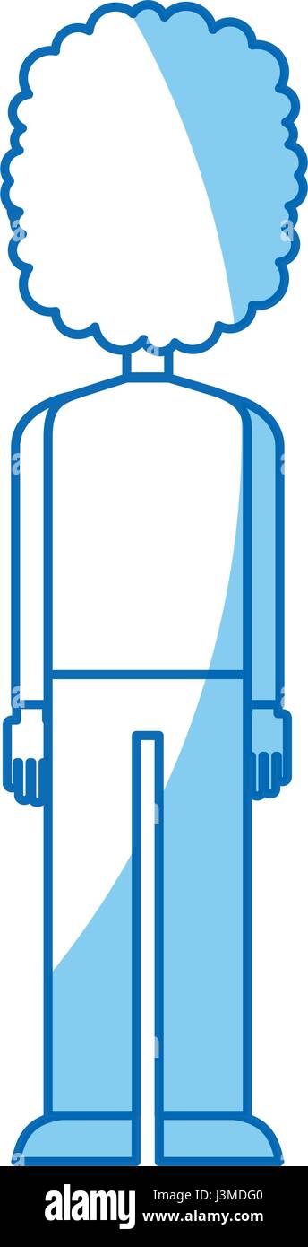 Jeune homme de caractère avatar retour Illustration de Vecteur