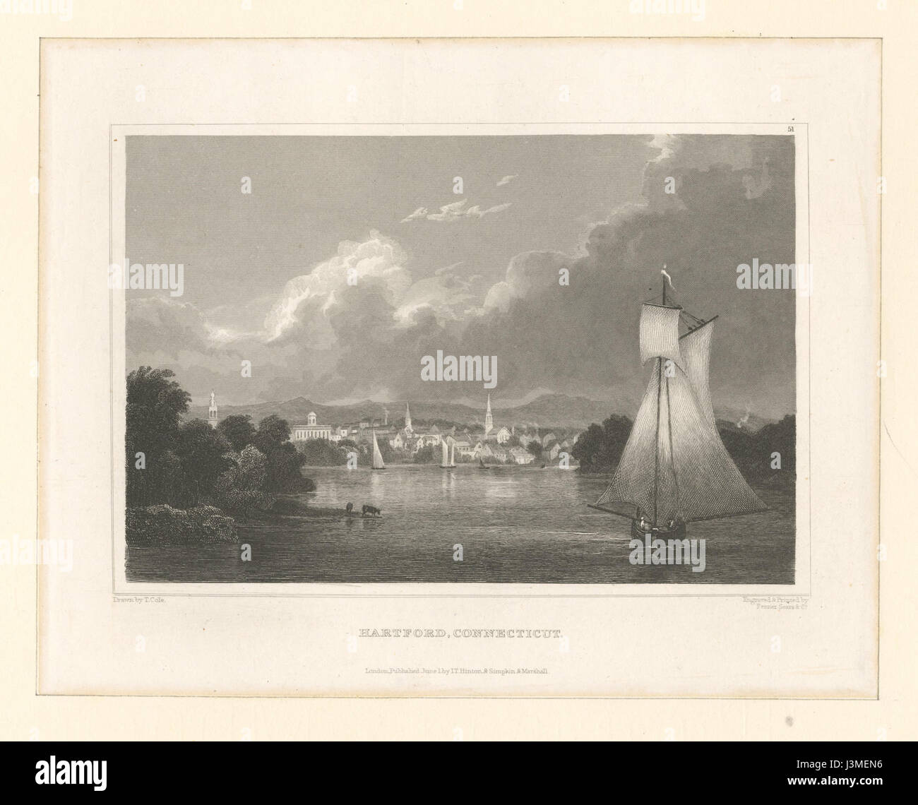 Hartford, Connecticut (NYPL b12610206 422574) Banque D'Images