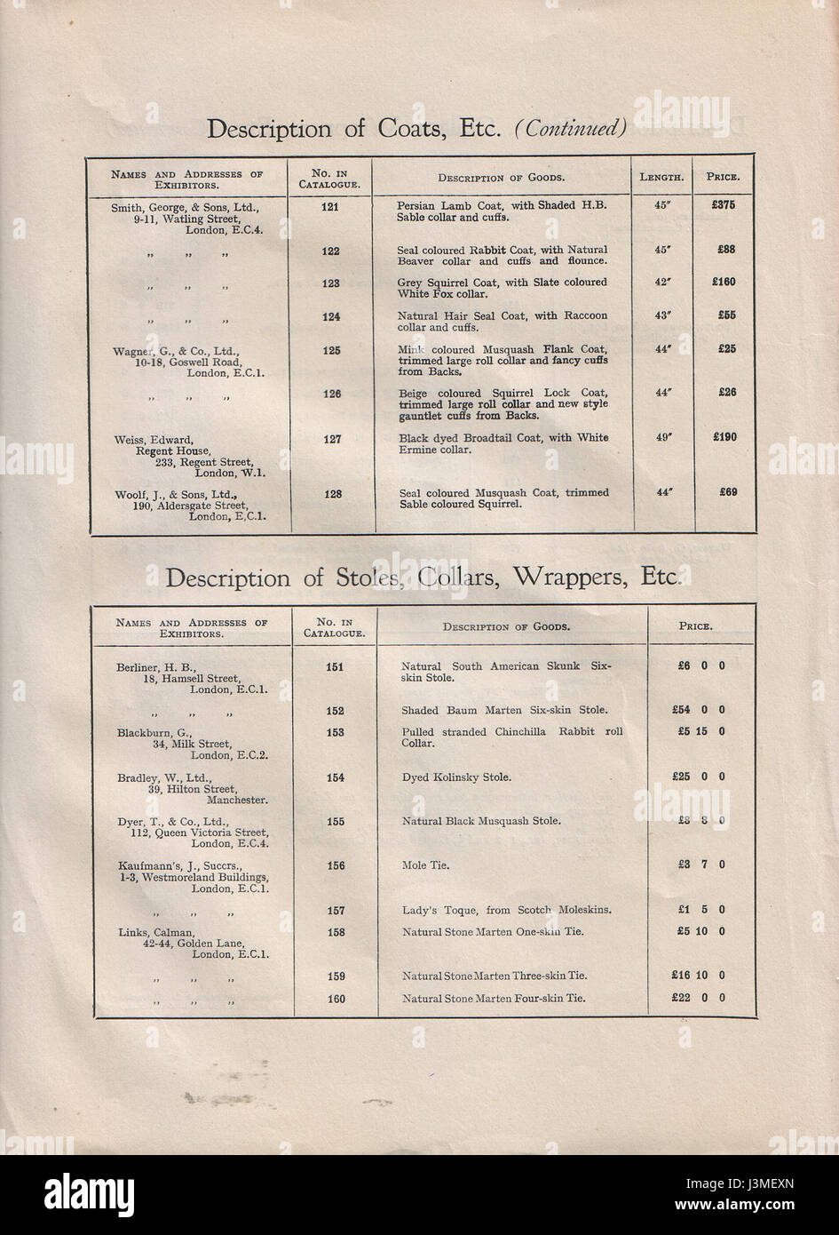 I.P.A., exposition internationale du commerce de la fourrure à Leipzig 1930 (le catalogue (3) Banque D'Images