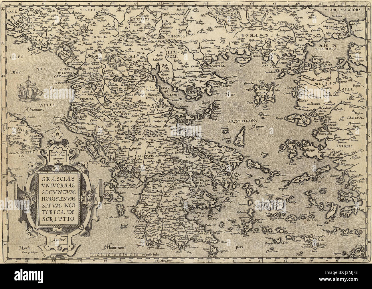 16th century map Banque de photographies et d’images à haute résolution ...