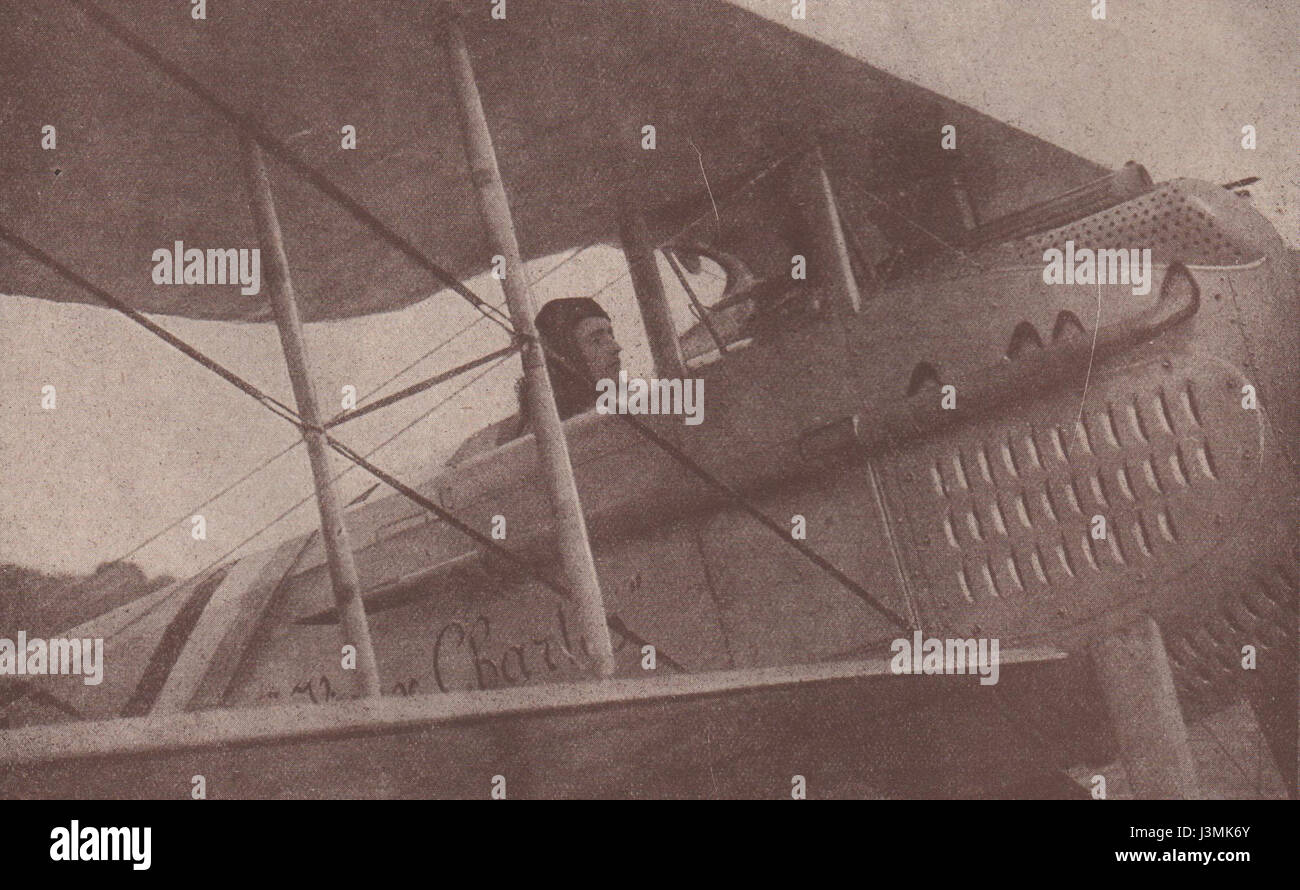 Georges Guynemer était un as volant français de la première Guerre mondiale, connu pour son héroïsme dans le combat aérien. Il a été célébré pour son courage et son habileté, devenant l'un des héros de guerre les plus célèbres de Franceâ€™ pendant le conflit. Banque D'Images